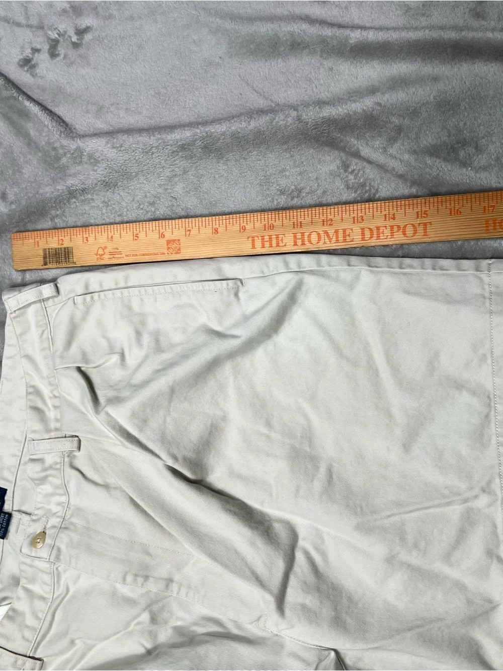 Vintage Polo Ralph Lauren Andrew Shorts Mens 35 Beige Pleated Preppy Baggy Y2K